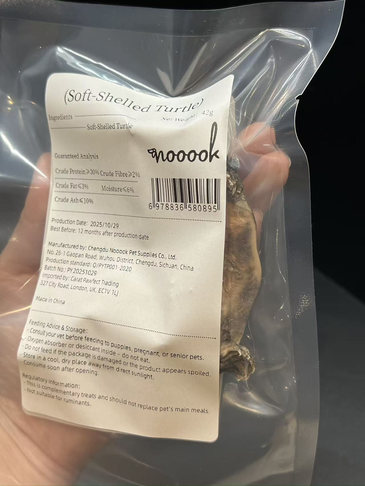 Freeze-dried Soft-Shelled Turtle