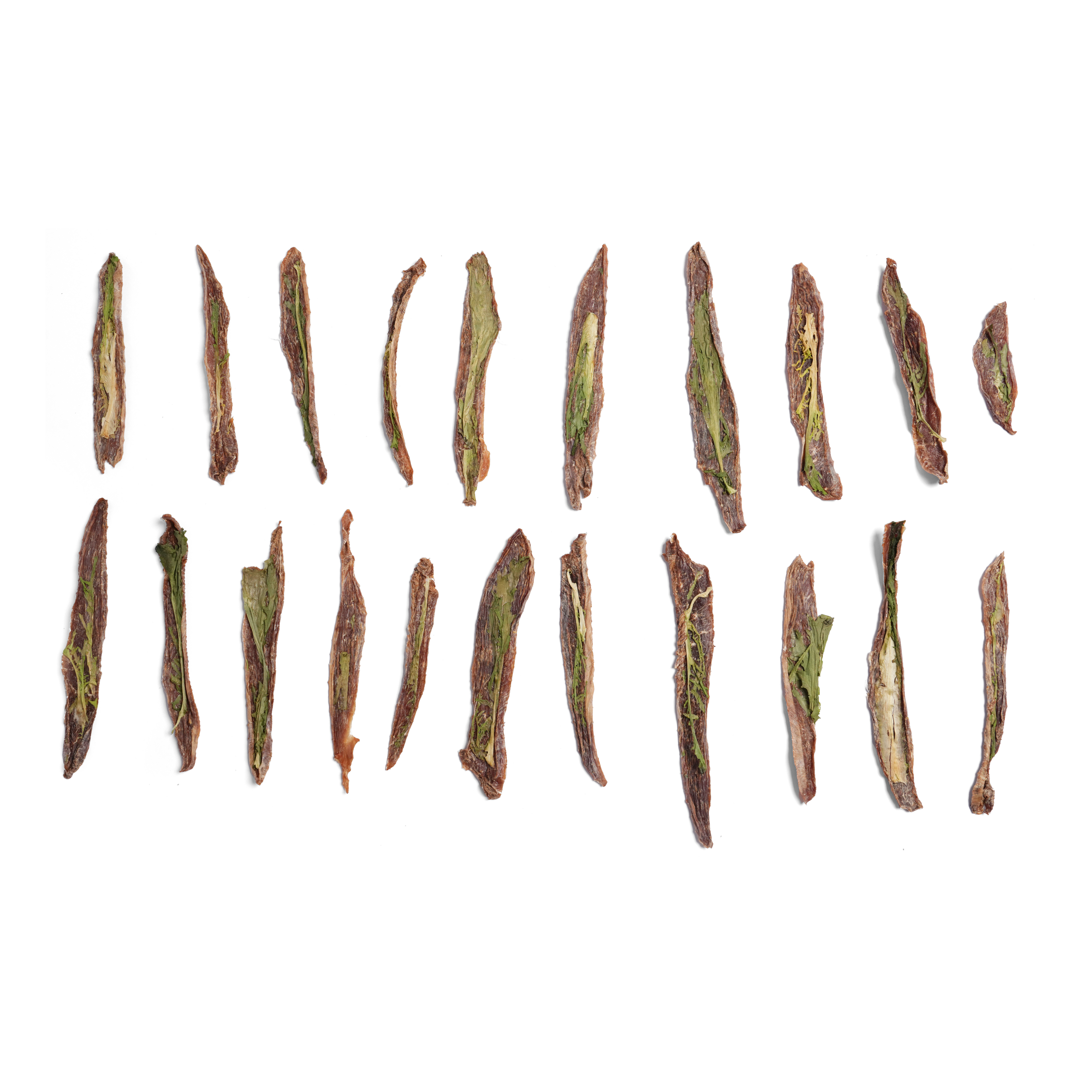 Dried Duck Jerky with Chicory