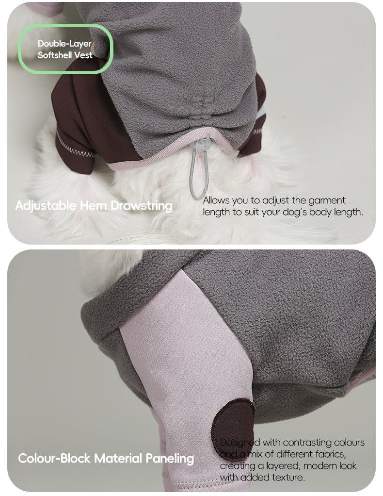 All-Weather 3-in-1 Softshell Pet Jacket