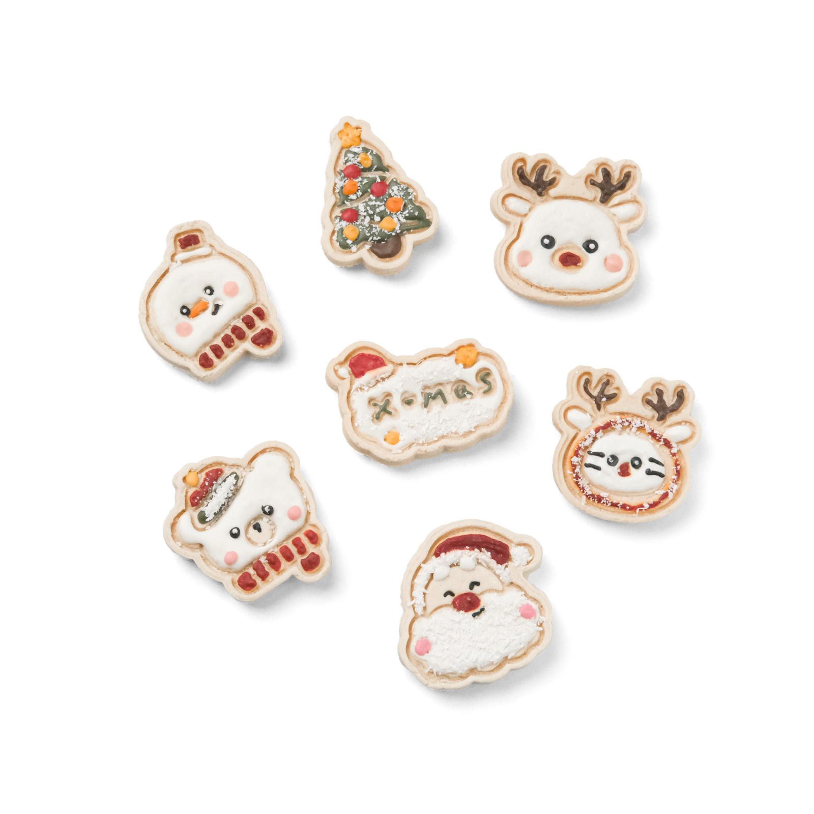 Christmas Pet Glazed Biscuit - 2 pieces